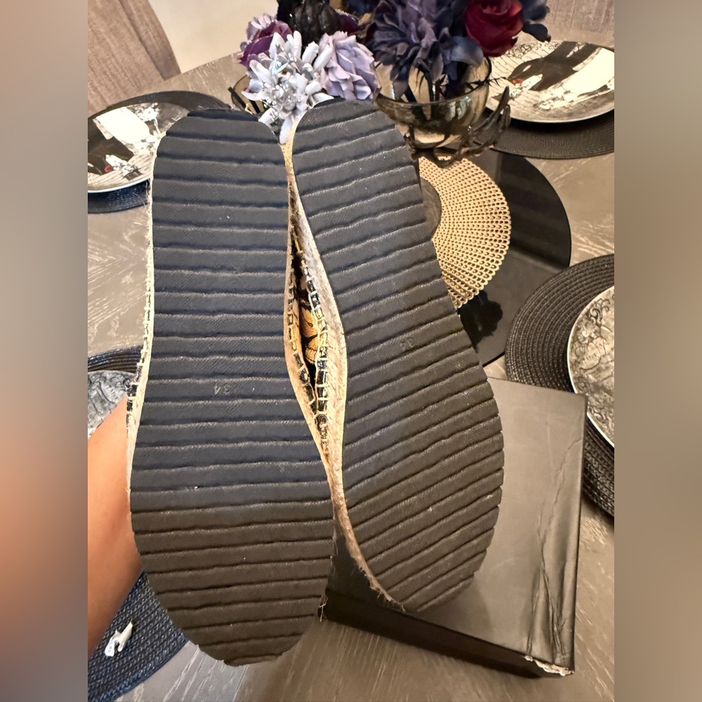 Versace Yellow And Black Patterned Espadrilles - image 5
